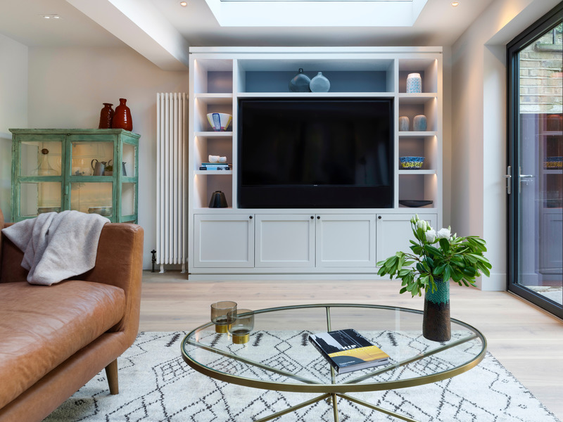 Press kit | 1701-05 - Press release | Award-Winning Victorian Terraced Townhouse - LLI Design - Residential Interior Design -  Lower Ground Floor - Living / Seating Area 3  - Photo credit: Richard Gooding Photography