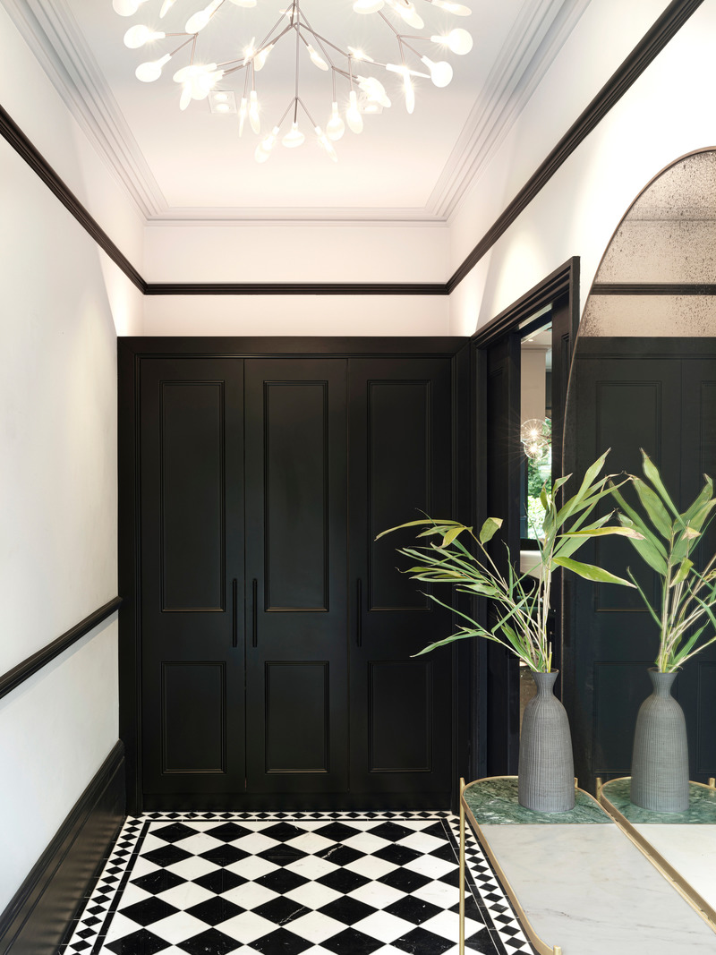 Press kit | 1701-05 - Press release | Award-Winning Victorian Terraced Townhouse - LLI Design - Residential Interior Design -  Upper Ground Floor - Entrance Hall  - Photo credit: Richard Gooding Photography