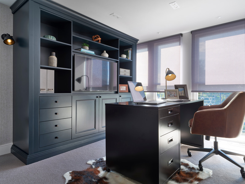 Press kit | 1701-05 - Press release | Award-Winning Victorian Terraced Townhouse - LLI Design - Residential Interior Design -  Third Floor - Study  - Photo credit: Richard Gooding Photography