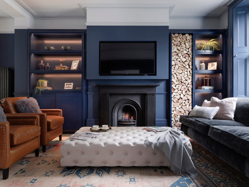 Press kit | 1701-05 - Press release | Award-Winning Victorian Terraced Townhouse - LLI Design - Residential Interior Design - UGF - Reception Room - Photo credit: Richard Gooding Photography
