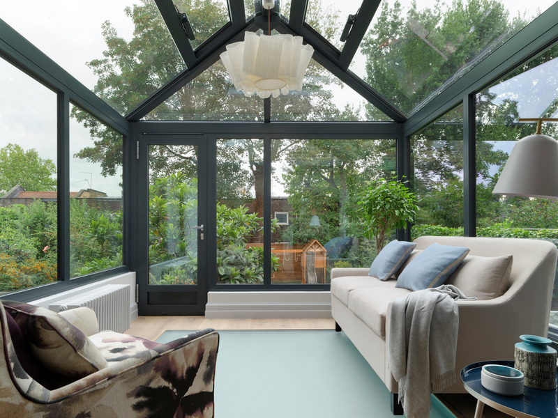 Press kit | 1701-05 - Press release | Award-Winning Victorian Terraced Townhouse - LLI Design - Residential Interior Design -  Upper Ground Floor - Contemporary Conservatory  - Photo credit: Richard Gooding Photography