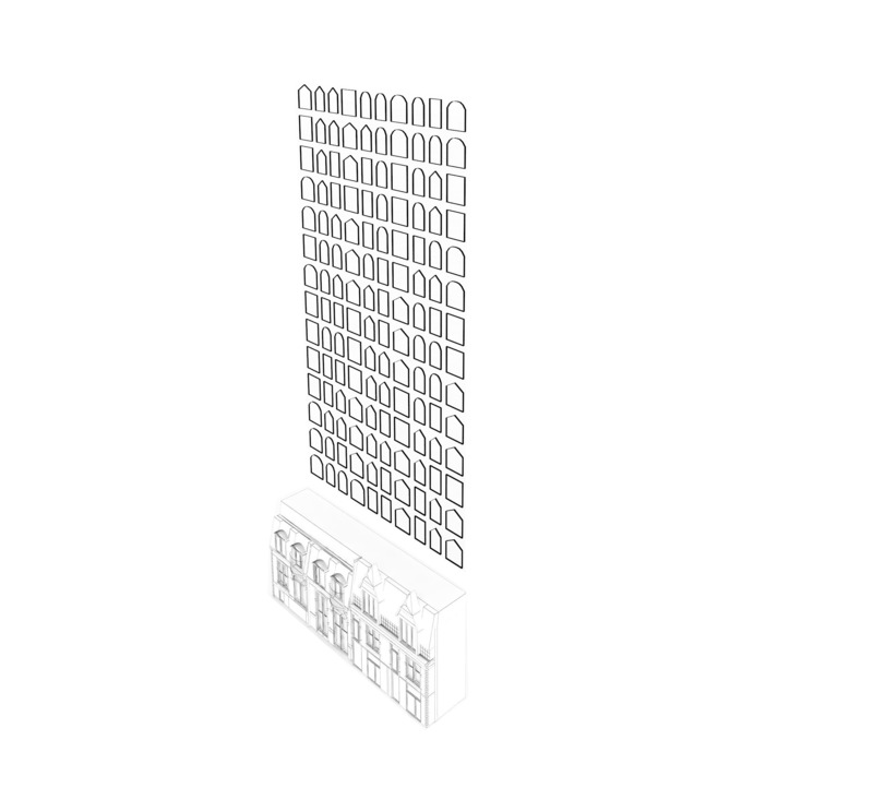 Press kit | 1317-20 - Press release | LINK: Distinctive, Responsible, and Contributive Architecture Paying Tribute to a Community's Historical and Collective Memory - ACDF Architecture - Residential Architecture - conceptual schema - Photo credit:  ACDF Architecture 