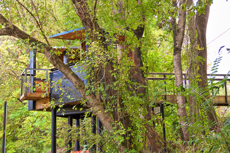Press kit | 5299-02 - Press release | New River Train Observation Tower - Virginia Tech - Institutional Architecture - Photo credit: Kay Edge and Edward Becker