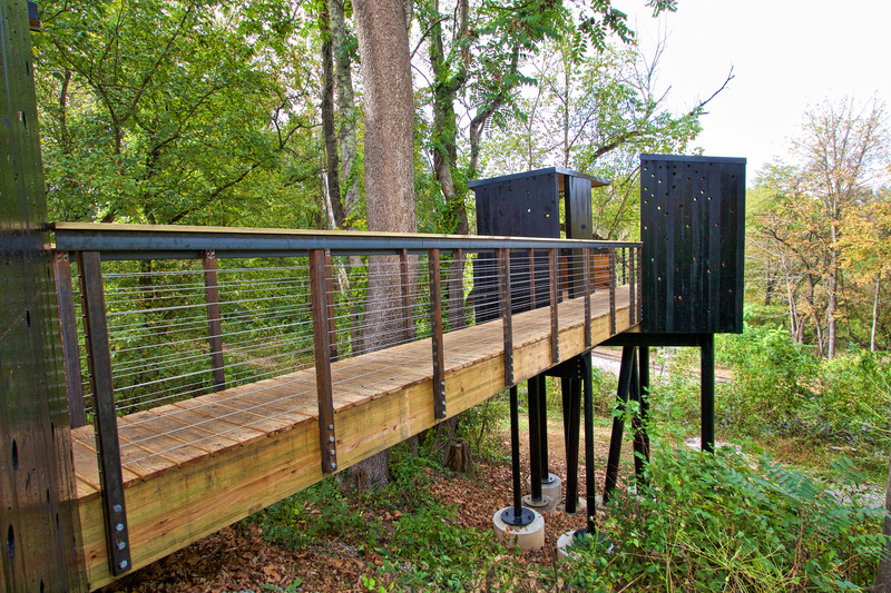 Press kit | 5299-02 - Press release | New River Train Observation Tower - Virginia Tech - Institutional Architecture - Photo credit: Kay Edge and Edward Becker