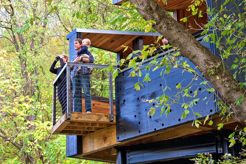 Press kit | 5299-02 - Press release | New River Train Observation Tower - Virginia Tech - Institutional Architecture - Photo credit: Kay Edge and Edward Becker