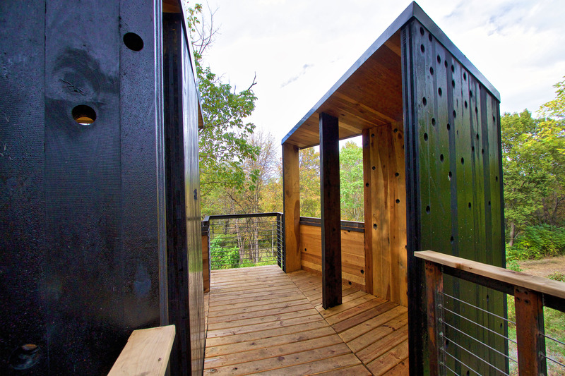 Press kit | 5299-02 - Press release | New River Train Observation Tower - Virginia Tech - Institutional Architecture - Photo credit: Kay Edge and Edward Becker