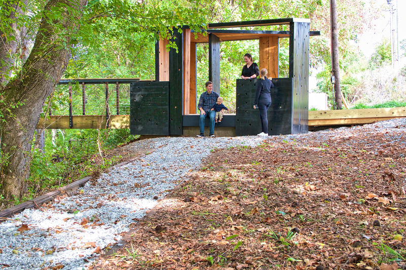 Press kit | 5299-02 - Press release | New River Train Observation Tower - Virginia Tech - Institutional Architecture - Photo credit: Kay Edge and Edward Becker