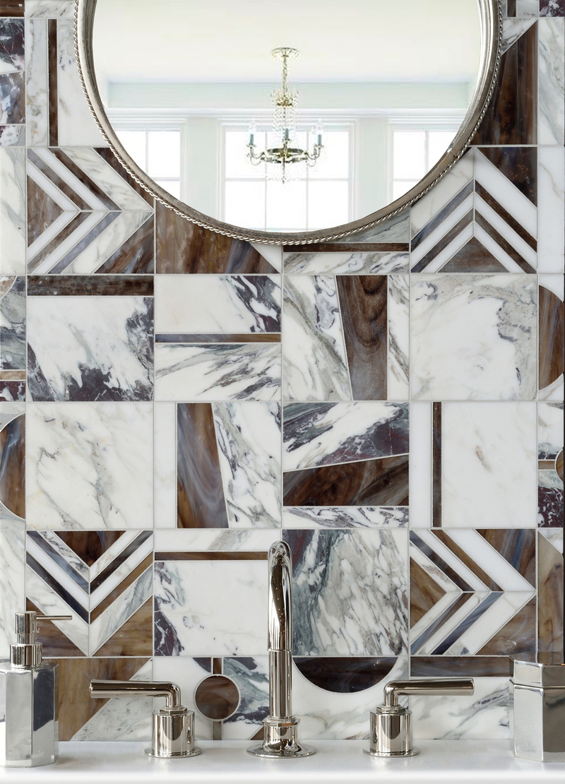 Dossier de presse | 1650-04 - Communiqué de presse | Mosaïque Surface célèbre la couleur et l'innovation avec leur nouvelle collection Gem Glass - Mosaïque Surface - Produit - Cirque Gem 2, COLLECTION GEM GLASS - Crédit photo : Mosaïque Surface