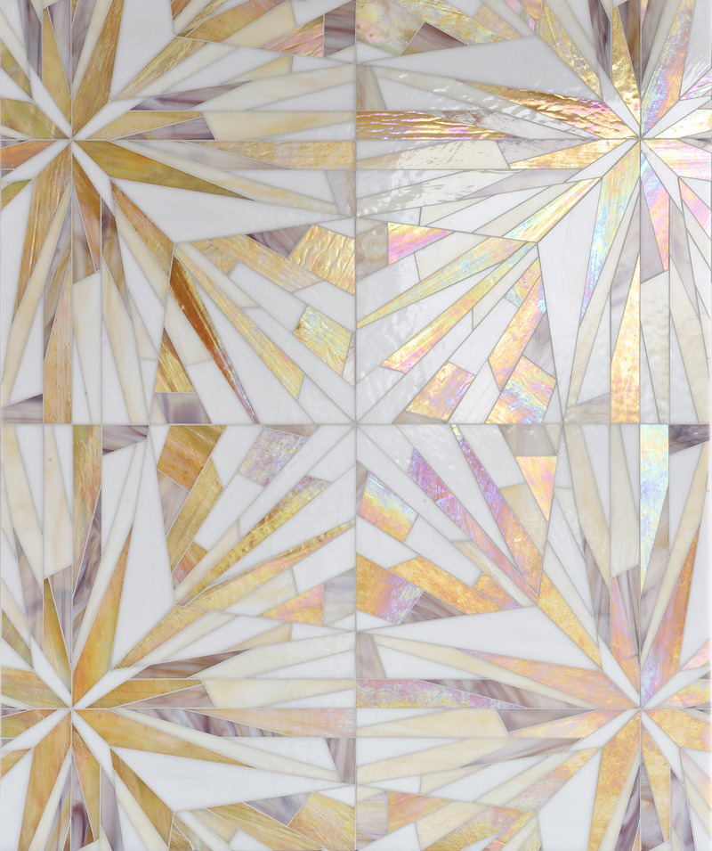 Dossier de presse | 1650-04 - Communiqué de presse | Mosaïque Surface célèbre la couleur et l'innovation avec leur nouvelle collection Gem Glass - Mosaïque Surface - Produit - Jewel 2, COLLECTION GEM GLASS - Crédit photo : Mosaïque Surface