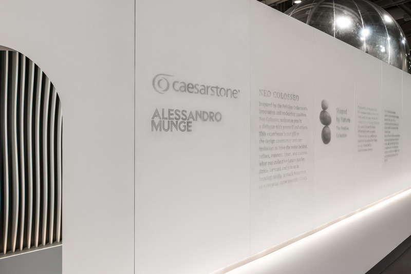 Press kit | 4669-10 - Press release | Standout Design: Unique Store Fixtures in collaboration with Caesarstone and Alessandro Munge Wows Interior Design Show 2022 - Unique Store Fixtures in collaboration with Caesarstone and Alessandro Munge - Event + Exhibition - Interior Design Show  - Photo credit: Nicole Aubrey