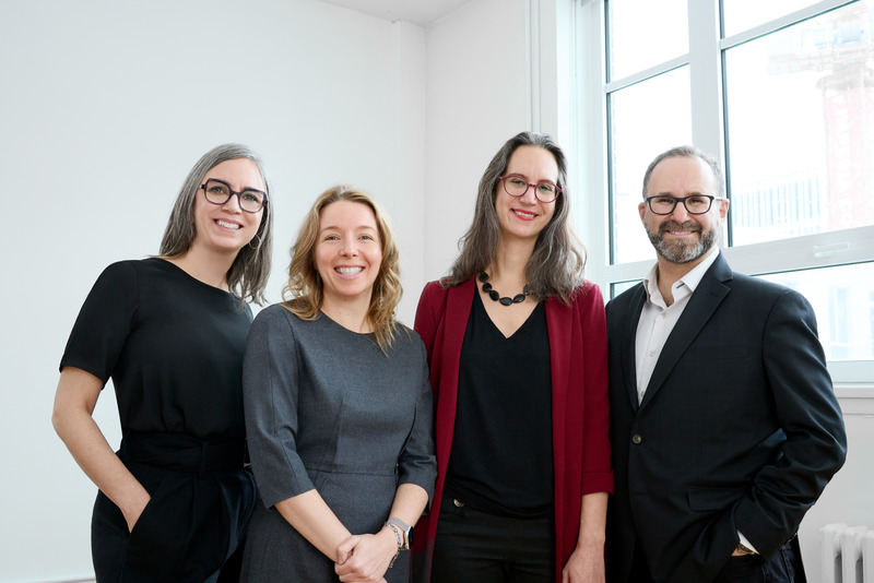 Dossier de presse | 612-20 - Communiqué de presse | Quatre nouveaux directeurs nommés au sein d’EVOQ Architecture - EVOQ Architecture - Architecture institutionnelle - Carolyne Fontaine, Roxanne Gauthier, Lena Buchinger &amp; Eric Stein - Crédit photo : LE FAR