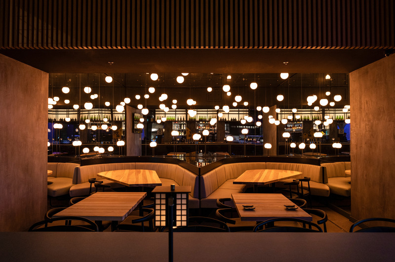Press kit | 3962-01 - Press release | Iru Izakaya: When Tradition Meets Modernity - Cléo Katcho Design Architectural - Commercial Interior Design - VIP section - Photo credit: Francis Champoux