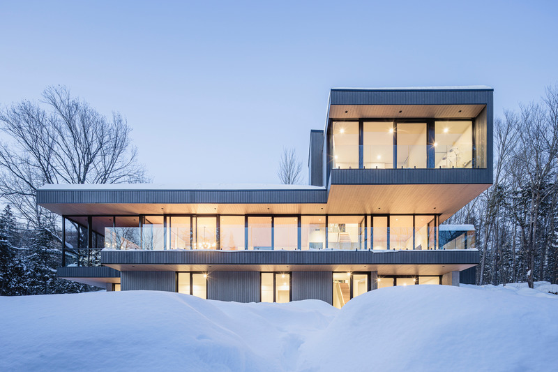 Press kit | 880-16 - Press release | The Lantern - MU Architecture - Residential Architecture - Photo credit: Ulysse Lemerise Bouchard
