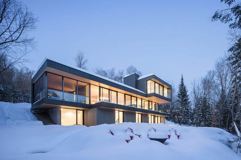 Press kit | 880-16 - Press release | The Lantern - MU Architecture - Residential Architecture - Photo credit: Ulysse Lemerise Bouchard