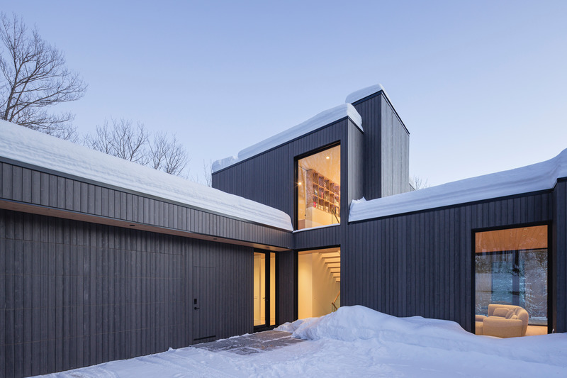 Press kit | 880-16 - Press release | The Lantern - MU Architecture - Residential Architecture - Photo credit: Ulysse Lemerise Bouchard