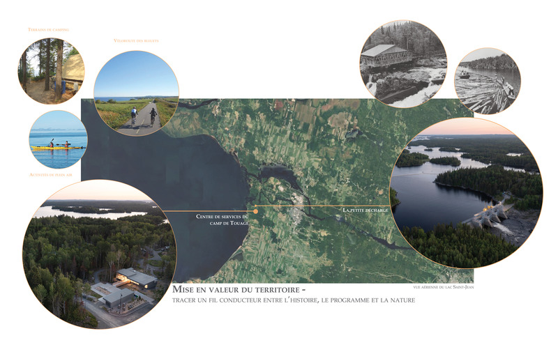 Press kit | 759-12 - Press release | Camp-de-Touage Service Center | Pointe-Taillon National Park - Blouin Tardif Architectes | Éric Painchaud architecte in consortium - Institutional Architecture - Photo credit:  Blouin Tardif Architectes | Stéphane Groleau, photography 
