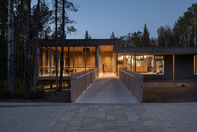 Press kit | 759-12 - Press release | Camp-de-Touage Service Center | Pointe-Taillon National Park - Blouin Tardif Architectes | Éric Painchaud architecte in consortium - Institutional Architecture - Photo credit: Stéphane Groleau, photography