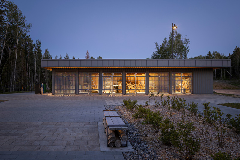 Press kit | 759-12 - Press release | Camp-de-Touage Service Center | Pointe-Taillon National Park - Blouin Tardif Architectes | Éric Painchaud architecte in consortium - Institutional Architecture - Photo credit: Stéphane Groleau, photography