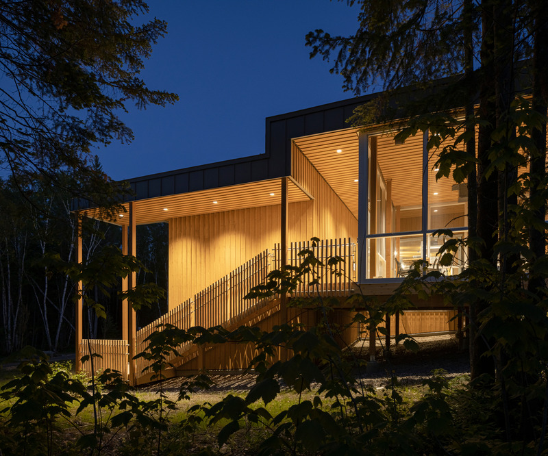 Press kit | 759-12 - Press release | Camp-de-Touage Service Center | Pointe-Taillon National Park - Blouin Tardif Architectes | Éric Painchaud architecte in consortium - Institutional Architecture - Photo credit: Stéphane Groleau, photography