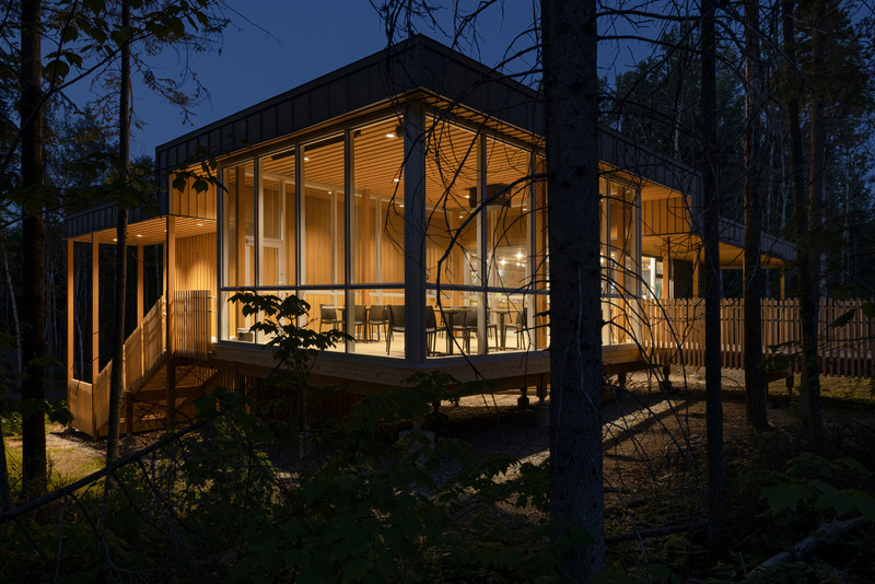 Press kit | 759-12 - Press release | Camp-de-Touage Service Center | Pointe-Taillon National Park - Blouin Tardif Architectes | Éric Painchaud architecte in consortium - Institutional Architecture - Photo credit: Stéphane Groleau, photography