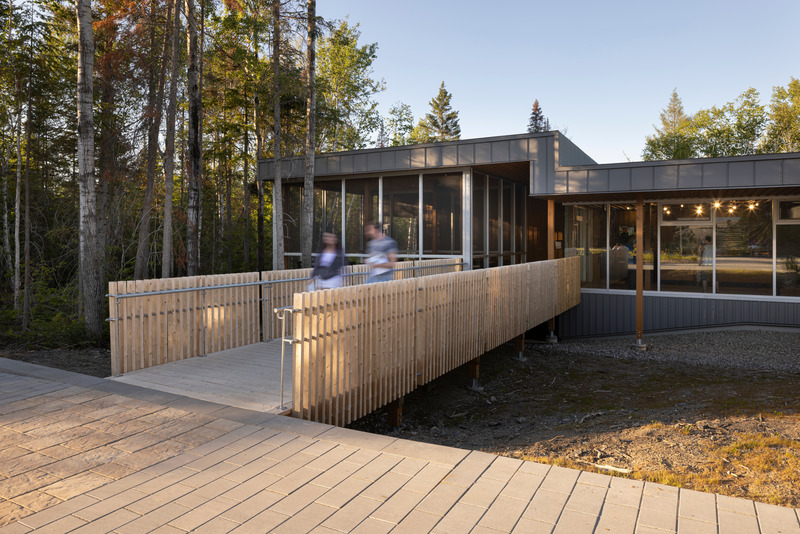 Press kit | 759-12 - Press release | Camp-de-Touage Service Center | Pointe-Taillon National Park - Blouin Tardif Architectes | Éric Painchaud architecte in consortium - Institutional Architecture - Photo credit: Stéphane Groleau, photography