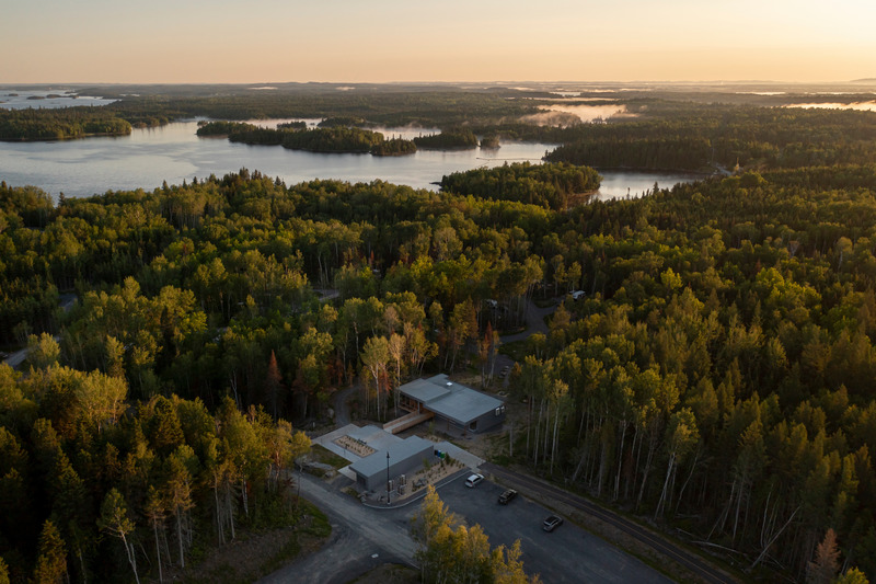 Press kit | 759-12 - Press release | Camp-de-Touage Service Center | Pointe-Taillon National Park - Blouin Tardif Architectes | Éric Painchaud architecte in consortium - Institutional Architecture - Photo credit: Stéphane Groleau, photography