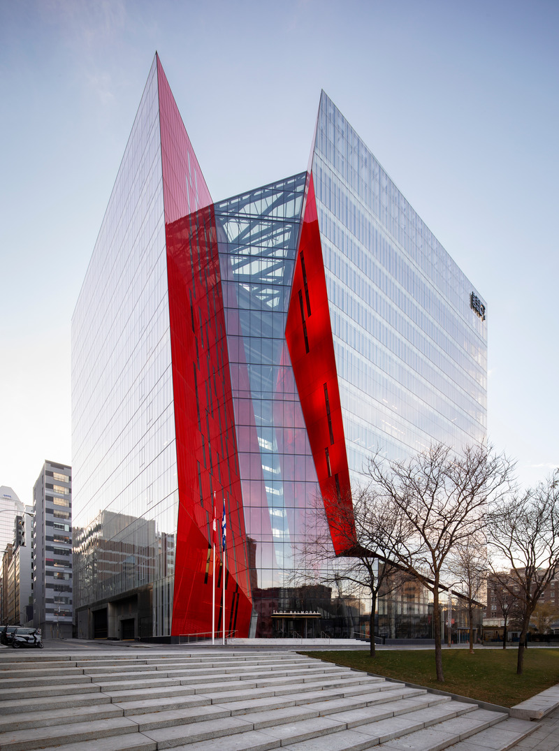 Press kit | 952-38 - Press release | In Memoriam - Claude Provencher, architect - Provencher_Roy - Institutional Architecture - <p>Îlot Balmoral -</p><p>National Film Board of Canada Headquarters</p> - Photo credit: Stéphane Brügger
