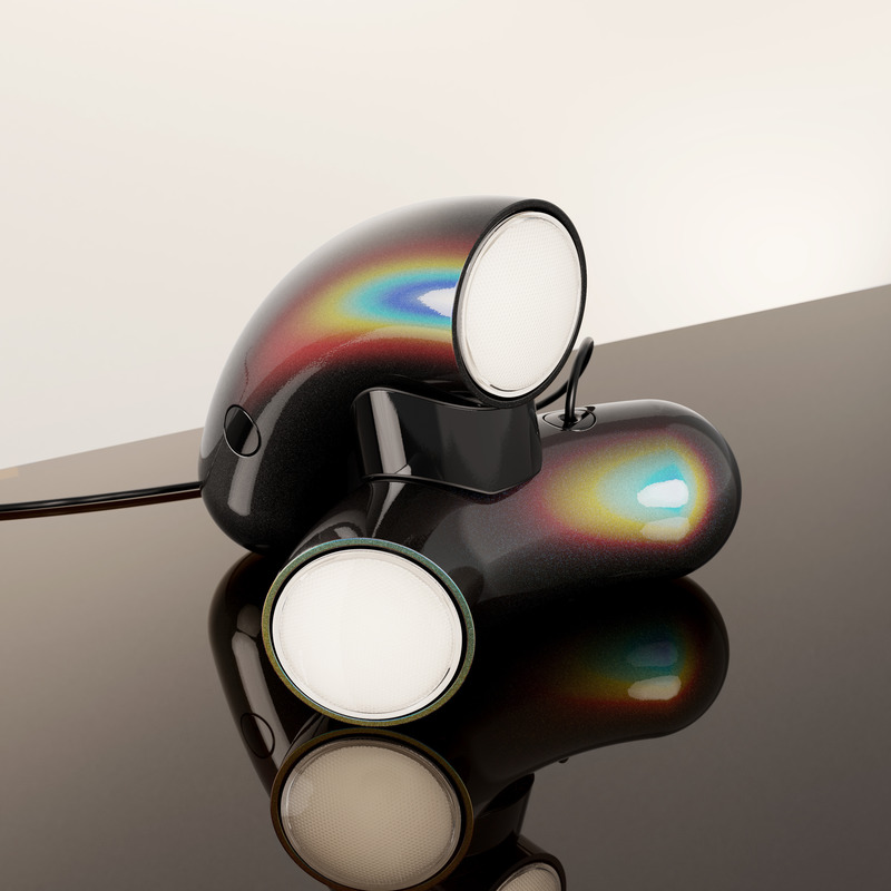 Press kit | 2375-07 - Press release | Hyphen, the New Collection From d'Armes - d'Armes - Lighting Design - Hyphen Table double in Chromatic Black - Photo credit: d'Armes