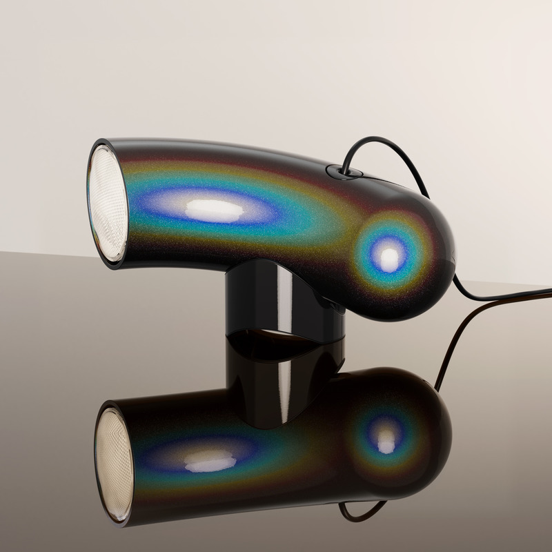 Press kit | 2375-07 - Press release | Hyphen, the New Collection From d'Armes - d'Armes - Lighting Design - Hyphen Table simple in Chromatic Black - Photo credit: d'Armes