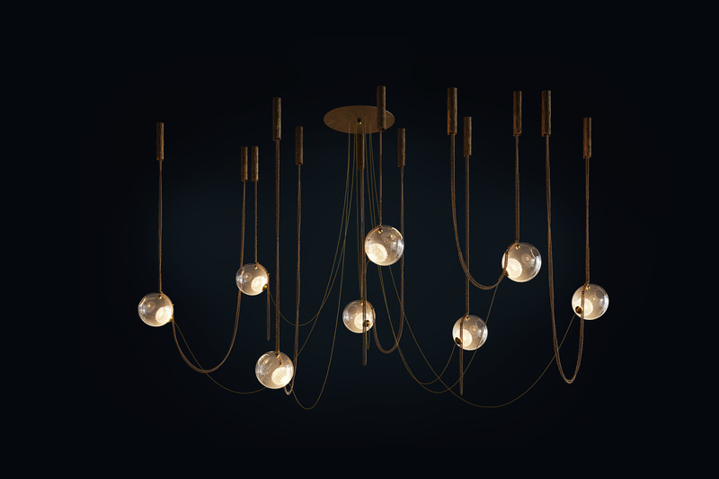 Dossier de presse | 2110-08 - Communiqué de presse | Inspirée par la vie aquatique, la nouvelle collection de Larose Guyon illumine l’Abysse - Larose Guyon - Design d’éclairage - Crédit photo :  Talcik &amp; Demovicova 