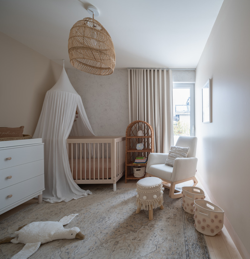 Dossier de presse | 5554-04 - Communiqué de presse | Résidence MI-1 - Dupont Blouin - Architecture résidentielle - Chambre d'enfant par Plume Pompon - Crédit photo : Olivier Blouin