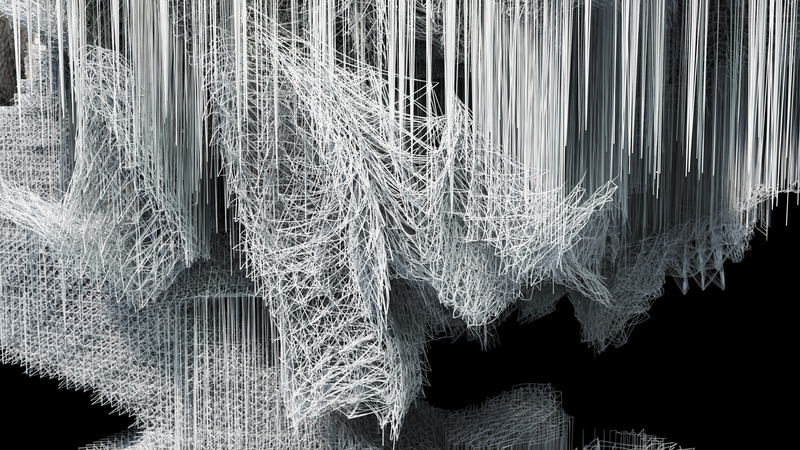 Press kit | 5921-01 - Press release | Voxel Cloud - Julian Edelmann - Landscape Architecture - voxel scaffold - Photo credit: Julian Edelmann, BachelorThesis, i.sd structure and design, University of Innsbruck