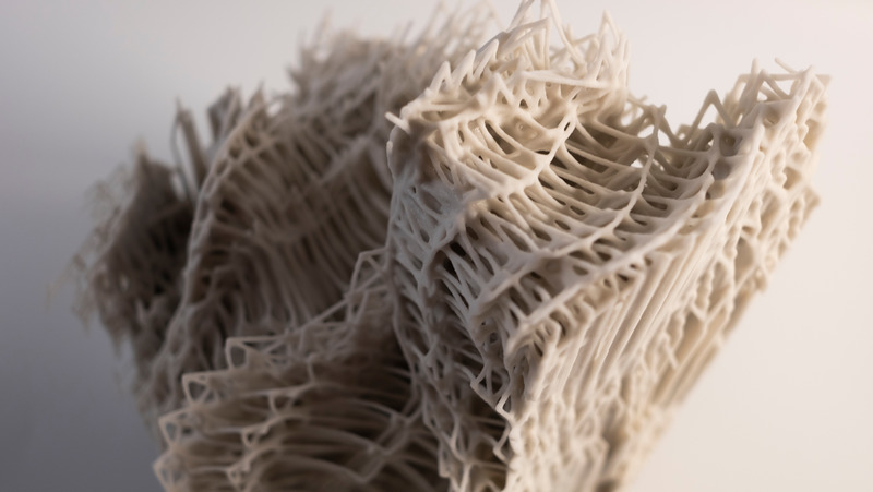 Press kit | 5921-01 - Press release | Voxel Cloud - Julian Edelmann - Landscape Architecture - physical model - Photo credit: Julian Edelmann, BachelorThesis, i.sd structure and design, University of Innsbruck