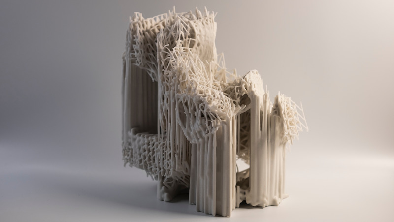 Press kit | 5921-01 - Press release | Voxel Cloud - Julian Edelmann - Landscape Architecture - physical model - Photo credit: Julian Edelmann, BachelorThesis, i.sd structure and design, University of Innsbruck