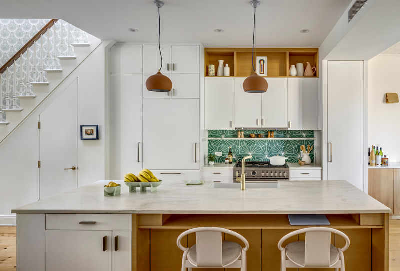 Press kit | 2875-15 - Press release | Carroll Gardens Townhouse - Barker Architecture Office - Residential Architecture - Photo credit: Francis Dzikowski/OTTO