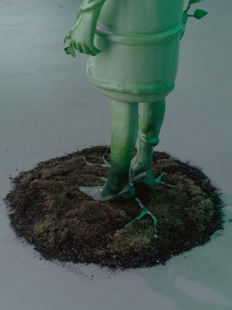 Press kit | 6081-01 - Press release | A Floating Pavilion as Testing Grounds for Museum-to-be M. in Dutch New Town Almere - M. - Art - Detail of artwork shown in NaturAlly: Wild Futures. Dryad by MAISON the FAUX - Photo credit: Riccardo de Vecchi for M.