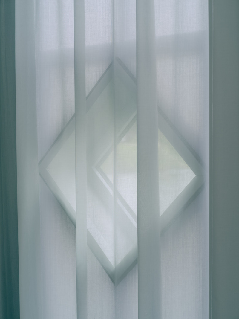 Press kit | 6081-01 - Press release | A Floating Pavilion as Testing Grounds for Museum-to-be M. in Dutch New Town Almere - M. - Art - Detail of window in the polycarbonate cylindrical façade  - Photo credit: Riccardo de Vecchi for M.