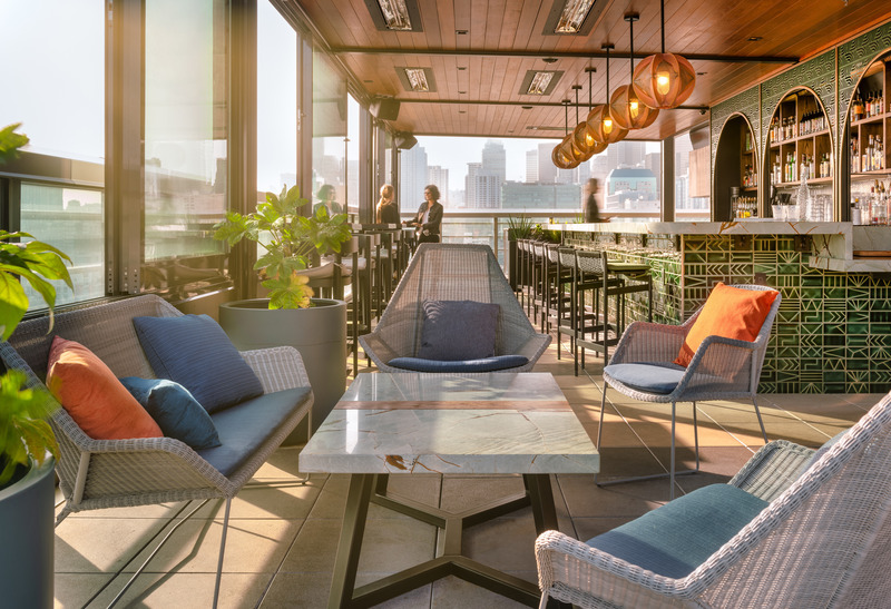 Dossier de presse | 2757-29 - Communiqué de presse | WDA Showcases Hospitality Trends with New Restaurant Projects - William Duff Architects (WDA) - Architecture commerciale - <p class="" style="">KAIYŌ Rooftop:  Stunning views of the city, sunsets and the vibrant nightlife are on offer. <br style=""></p><p class=""><br></p> - Crédit photo : Patrik Argast