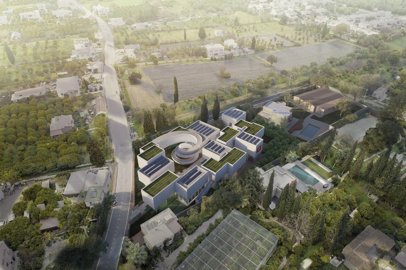 Press kit | 5649-02 - Press release | Blue Vibrations: Aytac Architects to Break Ground on Award-Winning Museum Design for Devrim Erbil - Aytac Architects - Institutional Architecture - AERIAL - Photo credit: Aytac Architects