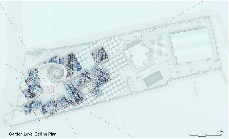 Press kit | 5649-02 - Press release | Blue Vibrations: Aytac Architects to Break Ground on Award-Winning Museum Design for Devrim Erbil - Aytac Architects - Institutional Architecture - MUSEUM GARDEN CEILING - Photo credit: Aytac Architects