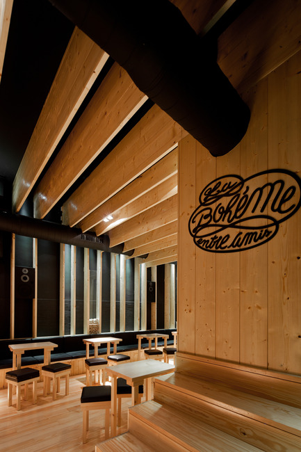 Press kit | 923-01 - Press release | Bar “La Bohème entre amis” - AVA – Atelier Veloso Architects (AVA-Architects) - Commercial Interior Design - Photo credit: Jose Campos