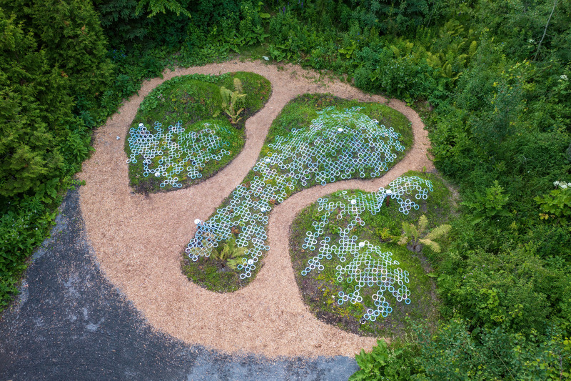 Press kit | 837-41 - Press release | Inauguration of the 23rd International Garden Festival of the Reford Gardens - International Garden Festival | Reford Gardens - Landscape Architecture - <p class="">LICHEN by Marie-Pier Gauthier-Manes, Chloé Isaac, Victor Roussel, Montréal (Québec) Canada / Paris, France</p> - Photo credit: JC Lemay