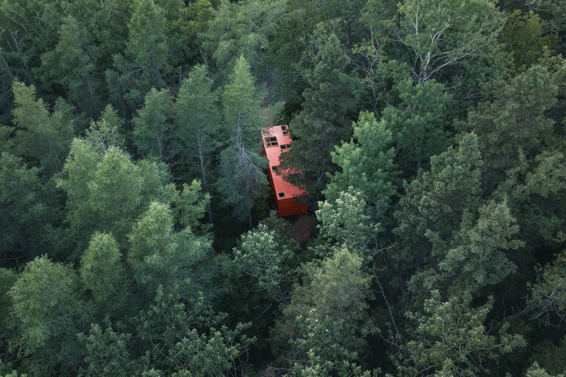 Press kit | 837-41 - Press release | Inauguration of the 23rd International Garden Festival of the Reford Gardens - International Garden Festival | Reford Gardens - Landscape Architecture - <p class="">FORÊT FINIE, ESPACE INFINI? by Antonin Boulanger Cartier, Pierre-Olivier Demeule, Melaine Niget, Québec (Québec) Canada</p> - Photo credit: JC Lemay