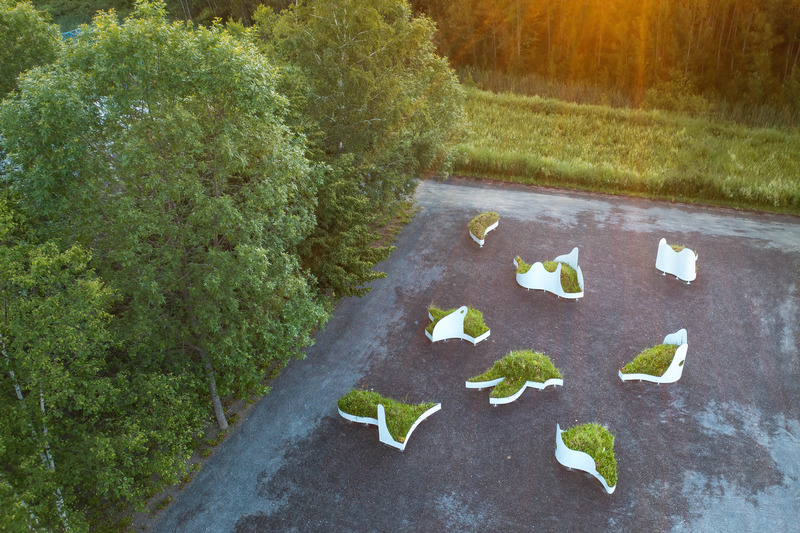 Press kit | 837-41 - Press release | Inauguration of the 23rd International Garden Festival of the Reford Gardens - International Garden Festival | Reford Gardens - Landscape Architecture - LES HUIT COLLINES by ONOMIAU [Noël Picaper], Levallois-Perret, France - Photo credit: JC Lemay