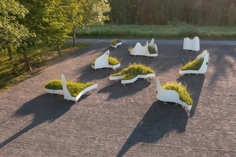 Press kit | 837-41 - Press release | Inauguration of the 23rd International Garden Festival of the Reford Gardens - International Garden Festival | Reford Gardens - Landscape Architecture - LES HUIT COLLINES by ONOMIAU [Noël Picaper], Levallois-Perret, France - Photo credit: JC Lemay