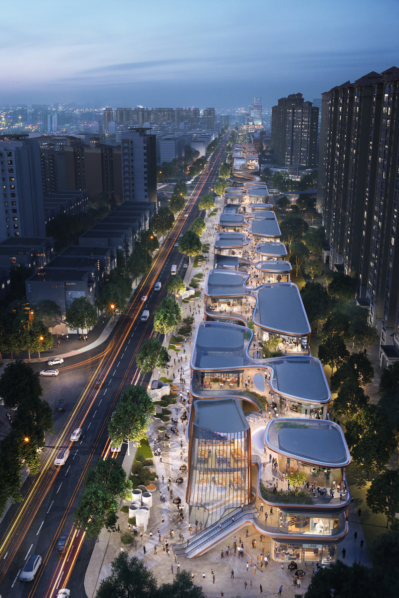 Press kit | 661-69 - Press release | World Architecture Festival 2022 shortlist revealed, ahead of ‘Together’ Lisbon event - World Architecture Festival (WAF) - Competition - <p class="">Chengdu Hyperlane by Aedas </p><p class="">Chengdu, China </p> - Photo credit: <p class="">Aedas </p>
