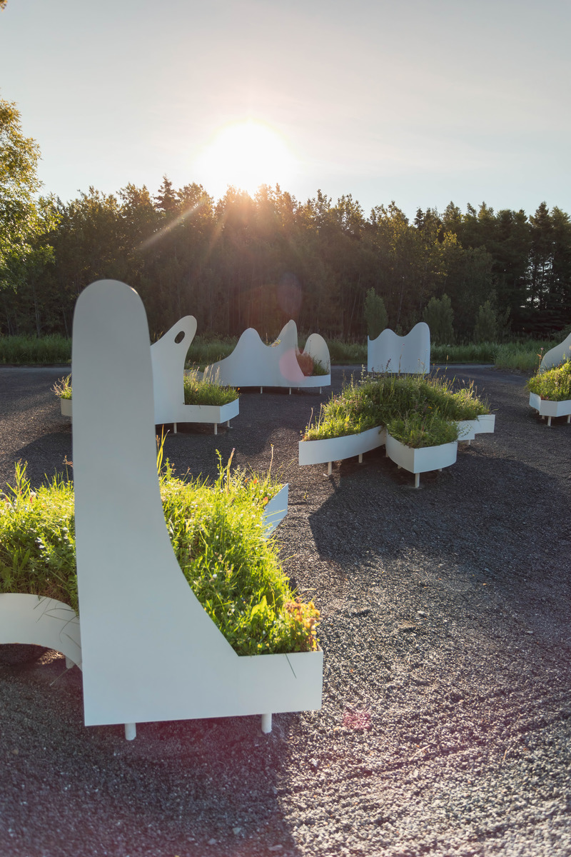 Press kit | 837-41 - Press release | Inauguration of the 23rd International Garden Festival of the Reford Gardens - International Garden Festival | Reford Gardens - Landscape Architecture - LES HUIT COLLINES by ONOMIAU [Noël Picaper], Levallois-Perret, France - Photo credit: JC Lemay