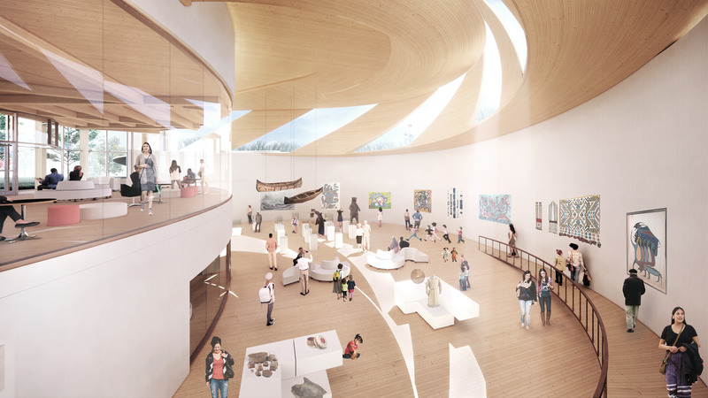 Dossier de presse | 3405-02 - Communiqué de presse | Le Centre autochtone d’excellence culturelle Mukwa Waakaa'igan - Moriyama & Teshima Architects et Smoke Architecture - Architecture institutionnelle - Crédit photo : Moriyama &amp; Teshima Architects