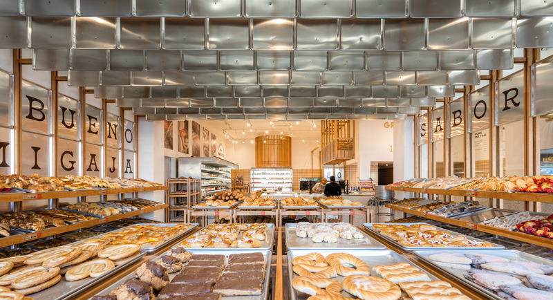 Dossier de presse | 6391-01 - Communiqué de presse | Mi Pan Bakery - Concentrico - Design d’intérieur commercial - Crédit photo : Jose Miguel Gonzalez / Apertura Studio