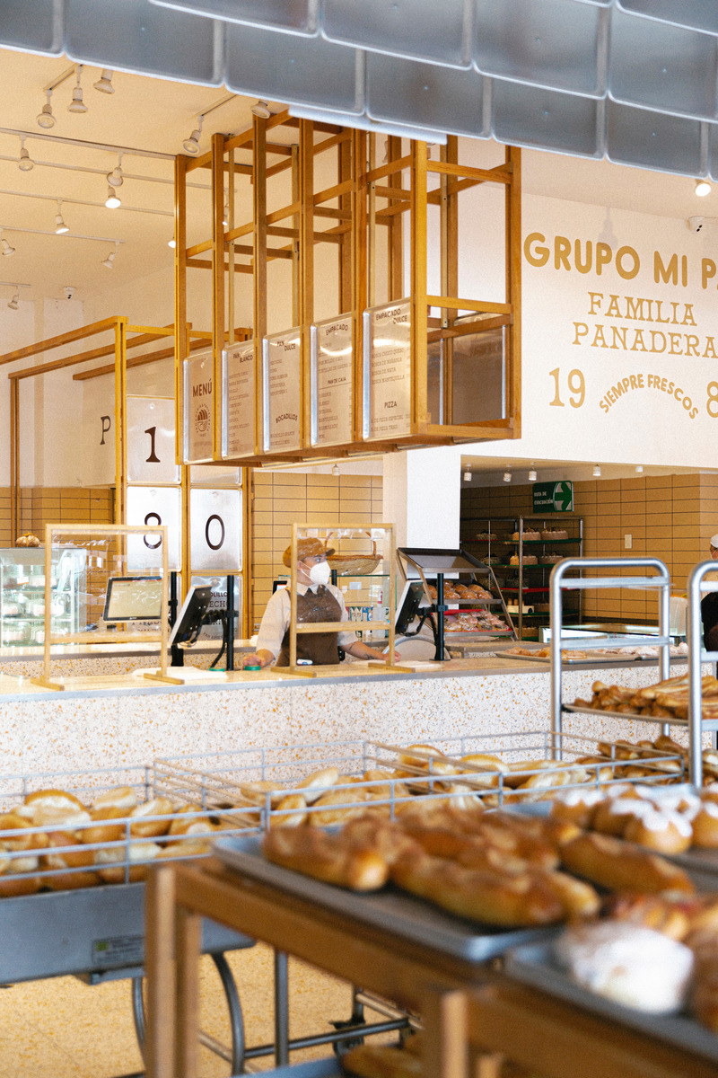 Dossier de presse | 6391-01 - Communiqué de presse | Mi Pan Bakery - Concentrico - Design d’intérieur commercial - Crédit photo : Juan Pablo Tavera / Jpark Studio
